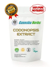 ORGANIC CODONOPSIS  EXTRACT POWDER DANG SHEN 3.6 OUNCES HIGH POTENCY NO FILLERS!