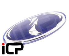 JDM Genuine Blue Front 'I' Grille Badge Fits: Subaru Impreza 00-05 WRX STi RA