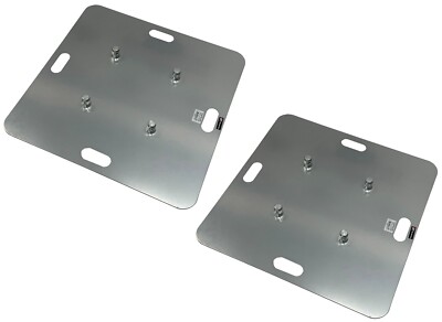 Two 26''x26'' Base Plates For 12x12 Square Aluminum Trussing 2'' Tube 290mm.x290mm.