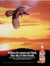 VINTAGE 1980s Print Ad ~ Austin Nichols Wild Turkey Whiskey ~ ... it's the best.