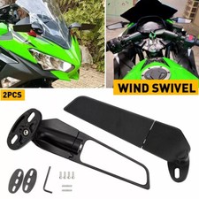 Adjustable Rotating Rearview Wind Wing Mirror For Honda Cbr1000rr Cbr600rr 250rr
