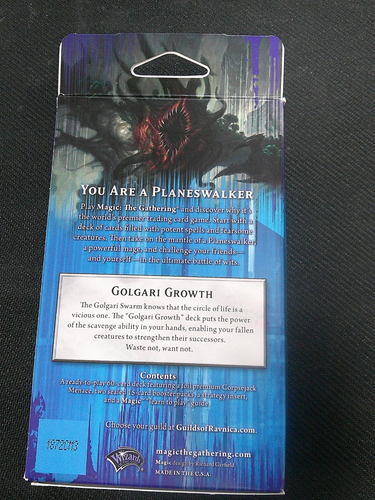 GOLGARI GROWTH INTRO PACK STARTER DECK MAGIC THE GATHERING MTG RETURN TO RAVNICA - Bild 2 von 2