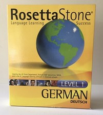 Rosetta Stone German Level 1 Personal Edition Version 6.2