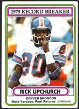 1980 Topps  Rick Upchurch #5   RB Denver Broncos