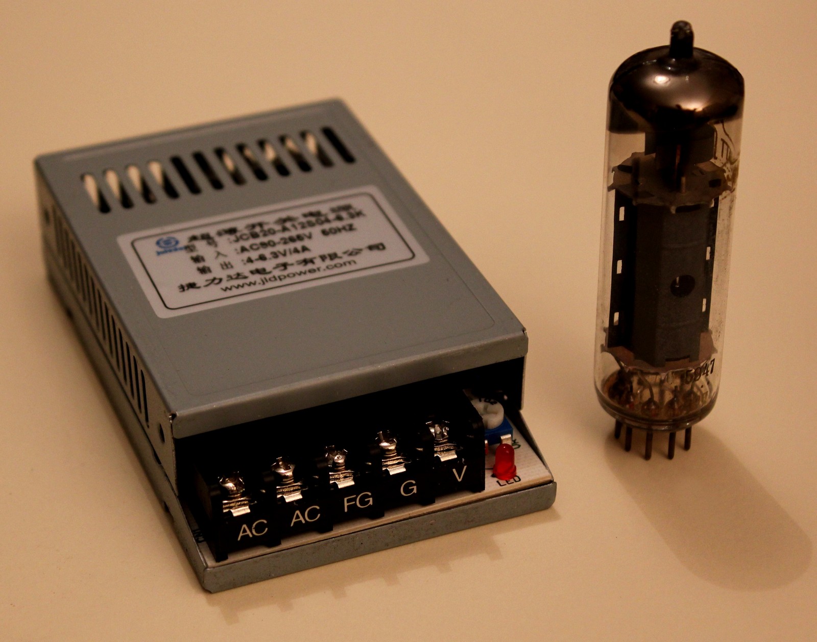 Chauffage pour tubes 4V 5V 6.3V 4A alimentation régulée continue pour amplificateur lampe