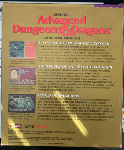Advanced Dungeons & Dragons 3 PC Games Frontiers x 2 & Pools of Darkness - Picture 4 of 4
