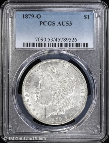 1879-O $1 Morgan Silver Dollar PCGS AU 53