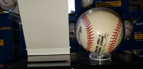 Signed Moises Alou Autographed Baseball Montreal Expos Trade Card Display JSACOA - Picture 7 of 7
