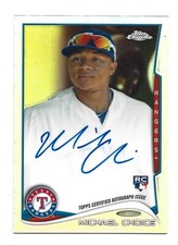 Michael Choice AUTOGRAPH /499 Refractor Texas Rangers 2014 Topps Chrome #88 AUTO