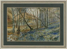 V. Hadfield - 20th Century Watercolour, In the Woods