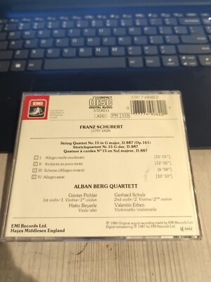 CD 2659 - Schubert: String Quartet No. 15 by Alban Berg Quartet