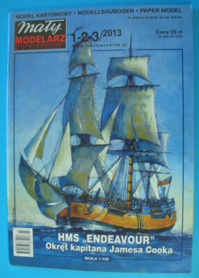 Mały Modelarz 1-2-3/2013 - Britisches Forschungsschiff HMS Endeavour