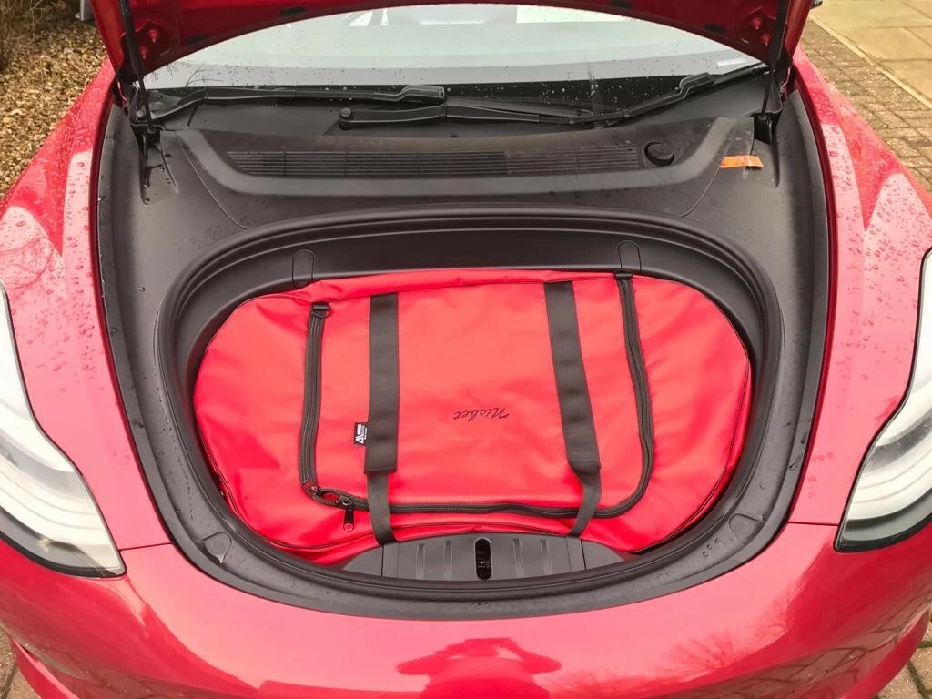 Tesla Model3 Frunk bag 85 lit Exactly matches the shape of the M3 Frunk  -08/2020