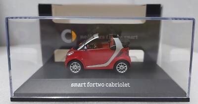 Smart Fortwoo Cabriolet Open 2011 Red 1:43 Spark Dealer Edition
