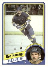 1984-85 Topps #134 Rob Ramage Hockey Card