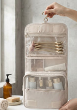 Travel Makeup Bag Toiletry Hanging Cosmetic O...