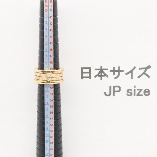 BVLGARI B-zero1 Ring 3 Bands Diamond 18KYG Yellow Gold Used US size 5.75 unisex - Picture 4 of 6