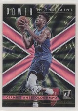 2021 Panini Donruss Power in the Paint Holo Pink Laser Giannis Antetokounmpo 7y2