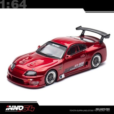 INNO64 - TOYOTA SUPRA (A80) ''TOP SECRET'' Red - IN64-A80TS-RED