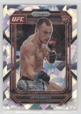 2023 Panini Prizm UFC Ice Prizm Uros Medic #158 Rookie RC