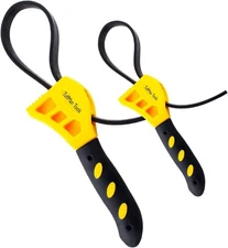 Oil Filter Wrench Adjustable Set - 2pcs, Plumbing Wrench for Tight ... Fast Ship