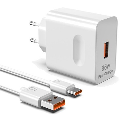66W Supercharge USB Ladegerät Kompatibel mit Huawei Honor Magic6 Lite 5 Lite ...