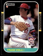 1987 Donruss Frank Viola Minnesota Twins #196