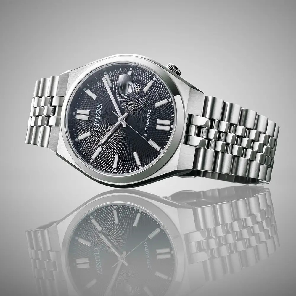 Citizen Tsuyosa 60 Stainless Steel Black Dial Automatic NK0020-55E