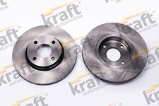 2x KRAFT AUTOMOTIVE Bremsscheibe 6042125 für MONDEO FORD COUGAR BAP BFP 278mm 2