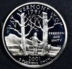 2001-S 50 State Quarters Vermont Proof — photo from another recent sale