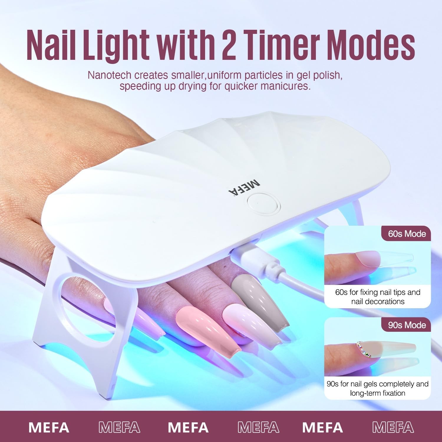 19 Pcs Gel Nail Polish Kit with U V Light, 12 Colors Fall Gel Nail Polish Set...