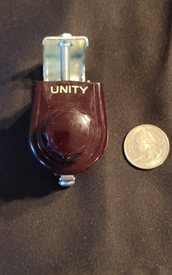 VINTAGE NOS UNITY LIGHT SWITCH MAROON AUTO TRUCK UNDERDASH FOG SPOT