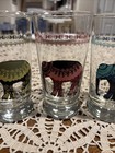 World Market Elephant Glasses – Mixed Colors – Libbey Glassware - Set of 5 Clean — photo 4
