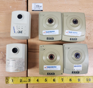Lot Vintage 4 Exxis ESC 1 2 ESC 1 Security Cameras Safe House
