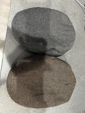 2 Men's Medium Brixton Herringbone Hooligan Driver Newsboy Caps Hats - NWOT!