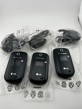 LG Envoy 3 / Revere III UN170PP - Gray US Cellular Rare CDMA Flip Phone lot of 3