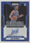 2024-25 Panini Prizm Sensational Signatures Blue 14/49 Ajay Mitchell Auto 0x5i