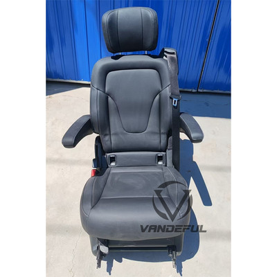 1x Original Mercedes Vito / V-Klasse W447 PU-Einzelsitz   Schwarz mit Armlehne