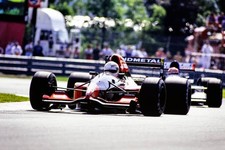 Gabriele Tarquini Fondmetal GR02 Ford Canadian GP at Circuit Gille- Old Photo