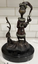 Dr Seuss Leo Rijn The Grinch & Max Bronze Sculpture Limited Edition Maquette