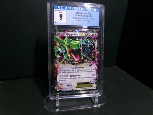 2015 Pokemon XY Black Star Promo Holo Rayquaza EX XY66 CGC 9