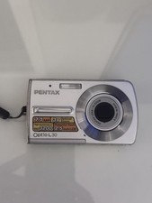 Pentax Optio L30 Digital Camera 7.1 MP Silver 3x Optical Zoom no charger
