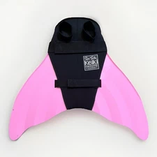 Mermaid Swim Fin Ages 6-12 Sun Tail Child's Pink Keiki Monofin Stretchy Neoprene