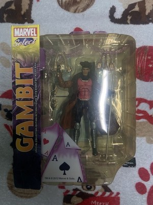 Marvel Select Gambit Figure Highly Detailed Base Original Packaging Accessories
