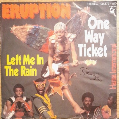 Vinyl Single Eruption - One Way Ticket Hansa 1979 Vinyl VG+++
