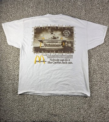 Cactus Jack X Mcdonalds Vintage Action T-shirt Size XL