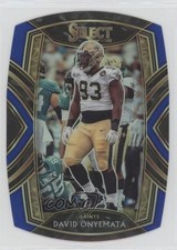 2020 Panini Select Club Level Blue Prizm Die-Cut David Onyemata #299 0ho3