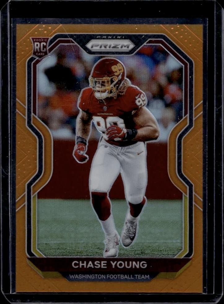 2020 Panini Prizm #383 Chase Young Prizm Orange #/249