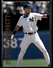 1999 Topps #P10 Derek Jeter Picture Perfect Yankees Baseball Card 1302Q