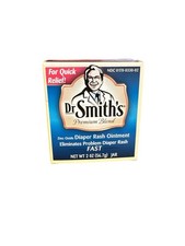 Dr Smiths Premium Blend Quick Relief Zinc Oxide Diaper Rash Ointment 2 oz